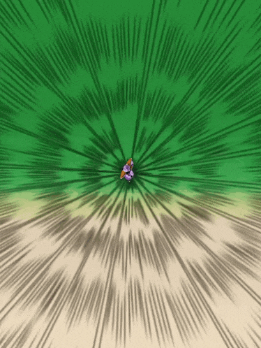 a purple flower is surrounded by a green background
