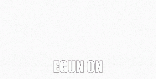 a close up of a surface with the words egun on written in white