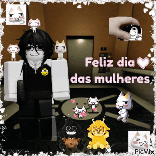feliz dia das mulheres is written on a card