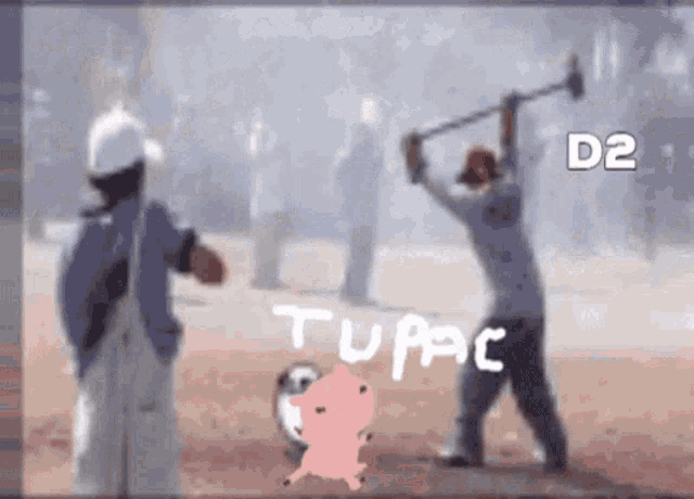 D2 Tupac GIF - D2 Tupac Hammer GIFs