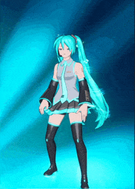 hatsune miku is shown in a video game