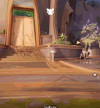 a screenshot of a video game that says press a to show on the bottom