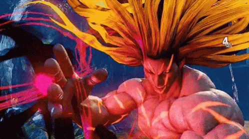Necalli Ultra Hair GIF - Street Fighter Rage Angry GIFs