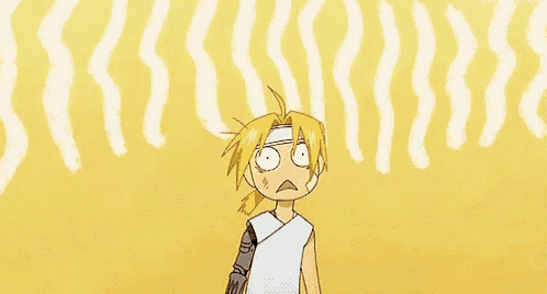 a cartoon character with a bandage on his head is standing in front of a yellow background with white lines .