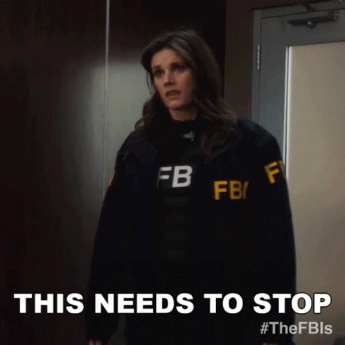 This Needs To Stop Maggie Bell GIF - This Needs To Stop Maggie Bell Fbi GIFs