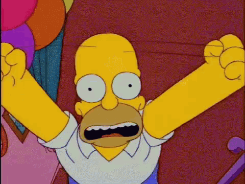 Homer Simpson Está Horrorizado Porque Marge Está Embarazada GIF - Homero Los Simpsons Los Simpson GIFs