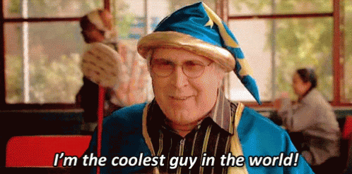 Chevy Chase Im The Coolest Guy In The World GIF - Chevy Chase Im The Coolest Guy In The World Cool GIFs
