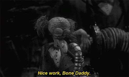Bone Daddy The Nightmare Before Christmas GIF - Bone Daddy The Nightmare Before Christmas Bone GIFs
