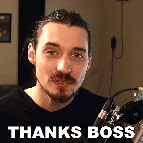 Thanks Boss Bionicpig GIF - Thanks Boss Bionicpig Thank You Sir GIFs