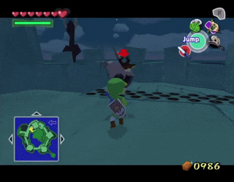 a screenshot of a video game with the number 0986
