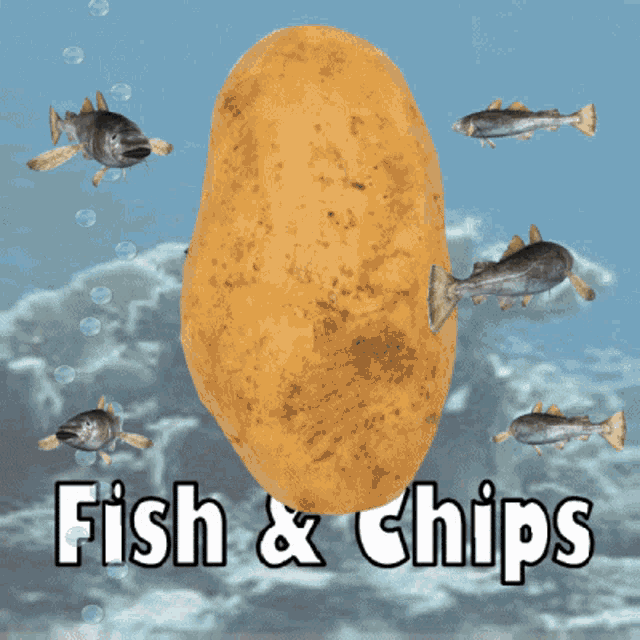 Fish And Chips Cod And Chips GIF - Fish And Chips Cod And Chips Cod GIFs
