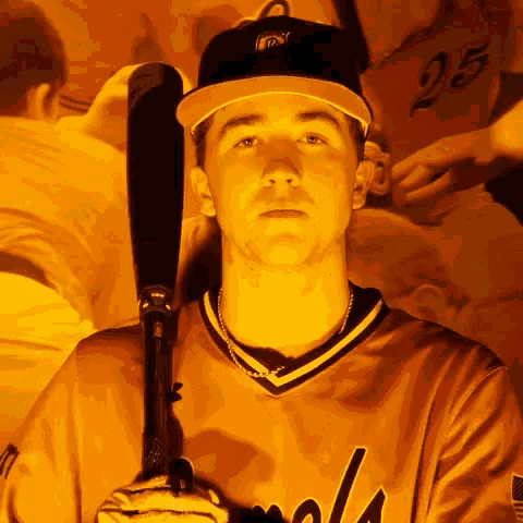 a baseball player with the number 25 on his back