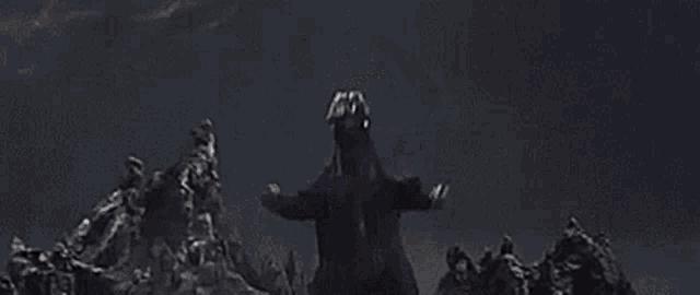Godzilla Happy GIF - Godzilla Happy Jumping GIFs