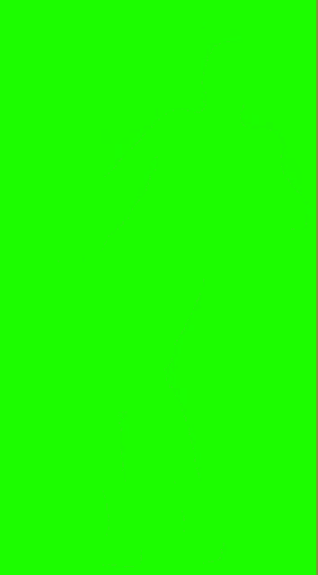 a shirtless man is dancing on a green screen while wearing shorts and sandals .