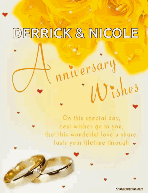 Happy Anniversary Anniversary Wishes GIF