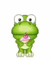 a pixel art illustration of a dinosaur crying with water coming out of its mouth .