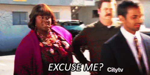Donna Excuse Me GIF - Donna Excuse Me Parks And Rec GIFs