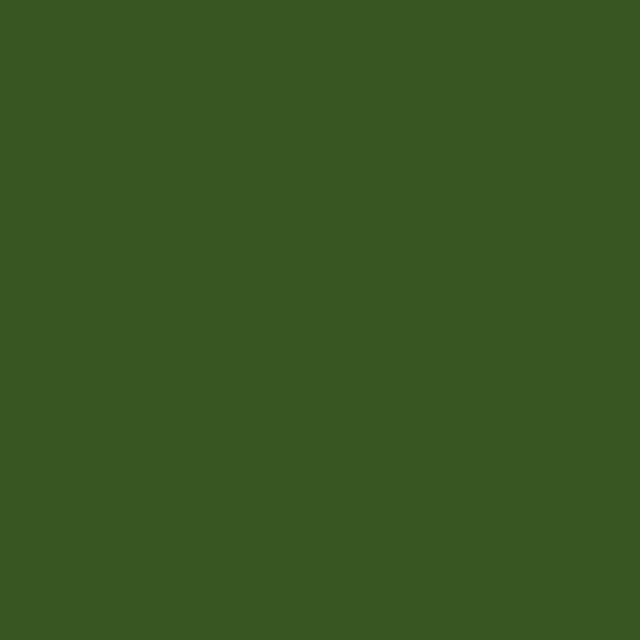 a green background with a white number 3