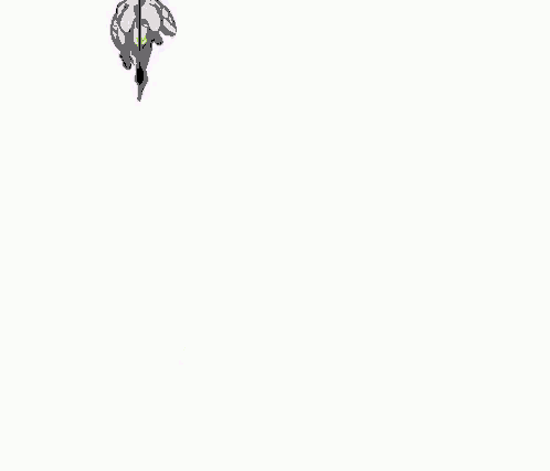 a person is holding a sword in their hand and a green splash is coming out of it .
