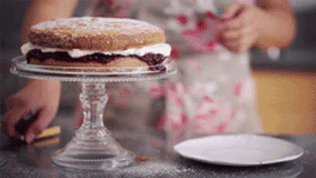 Victoria Sponge Cake Cake GIF - Victoria Sponge Cake Sponge Cake Cake GIFs