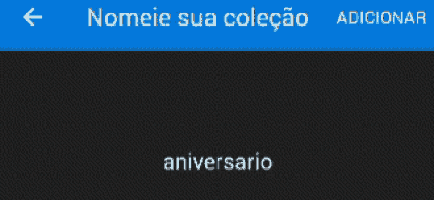 the word aniversario is on a blue background