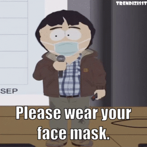 Face Mask South Park GIF - Face Mask South Park Coronavirus GIFs
