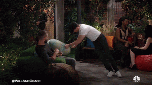 Jack Will And Grace GIF - Jack Will And Grace Pillow GIFs