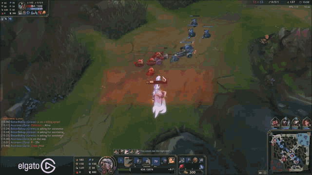 a screen shot of a video game with the word karma glowing in red