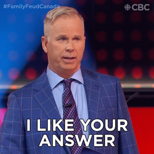 I Like Your Answer Gerry Dee GIF - I Like Your Answer Gerry Dee Family Feud Canada GIFs
