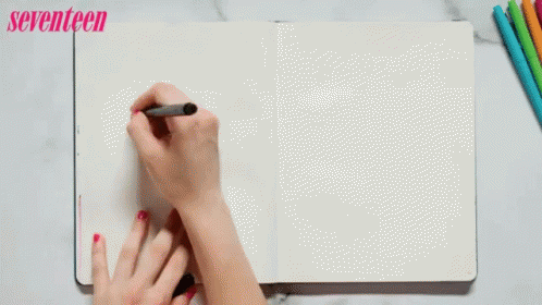 Writing Hand Lettering GIF - Writing Hand Lettering Seventeen GIFs