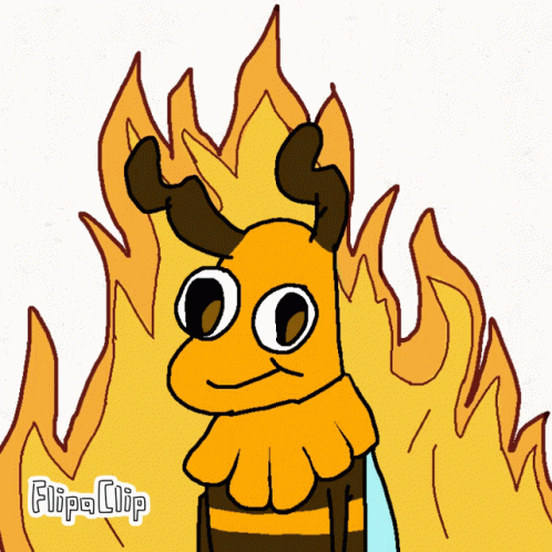 Beeboy148 This Is Fine GIF - Beeboy148 This Is Fine Bee GIFs