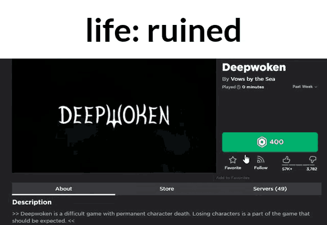 Deepwoken Dw GIF - Deepwoken Dw Life Ruined GIFs