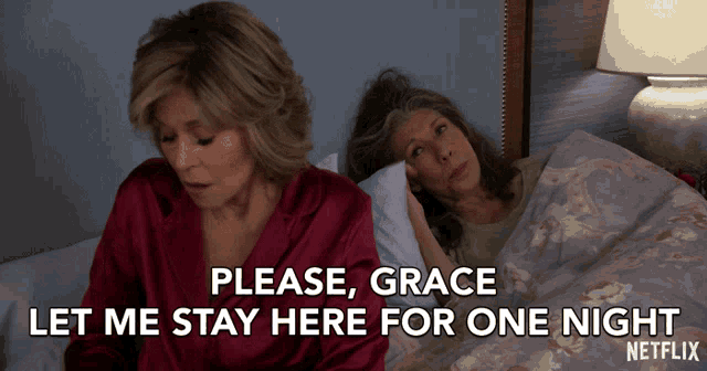 Please Grace Let Me Stay Here For One Night GIF