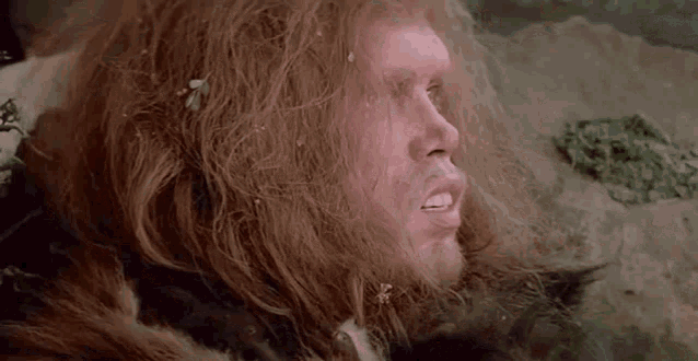 Quest For Fire Caveman GIF - Quest For Fire Caveman Satisfied GIFs