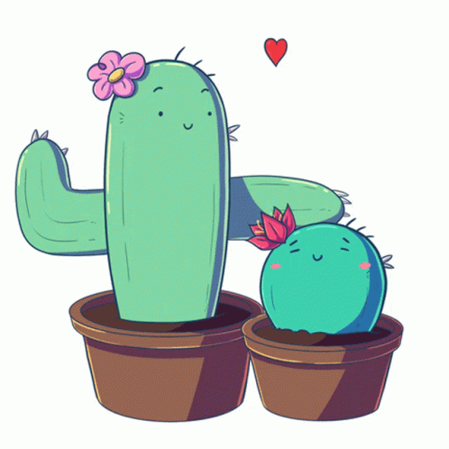 Cactus Love GIF