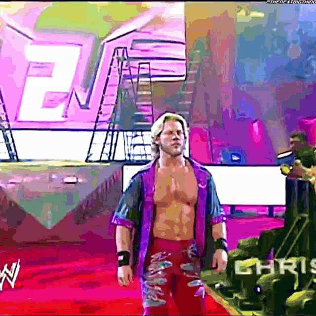 Chris Jericho Entrance GIF - Chris Jericho Entrance Wrestle Mania GIFs