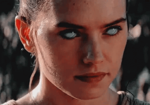 Daisy Ridley Star Wars GIF - Daisy Ridley Star Wars White Eye GIFs