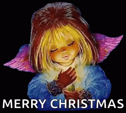 Merry Christmas Angel GIF - Merry Christmas Angel Light GIFs