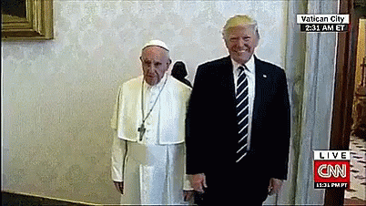 Pope Hand GIF - Papa Francisco Pope Francis Donald Trump GIFs