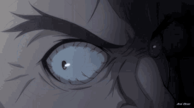 a close up of a person 's face with the word art on the bottom left