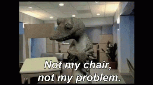 Problem Chair GIF - Problem Chair Notmy GIFs