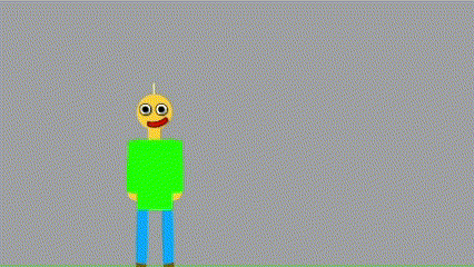 a gray background with yellow and green lines and dots .