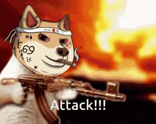 Buff Doge Doge Attack GIF - Buff Doge Buff Doge GIFs
