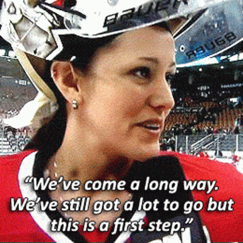 Team Canada Weve Come A Long Way GIF - Team Canada Weve Come A Long Way Weve Still Got A Lot To Go But GIFs