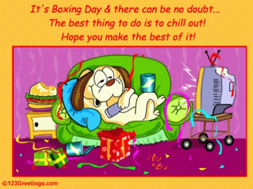 Boxing Day Happy Boxing Day GIF - Boxing Day Happy Boxing Day Lazy GIFs
