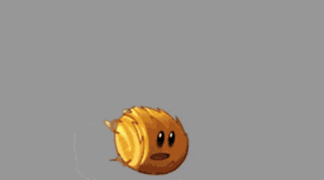 a cartoon drawing of a pumpkin with a face