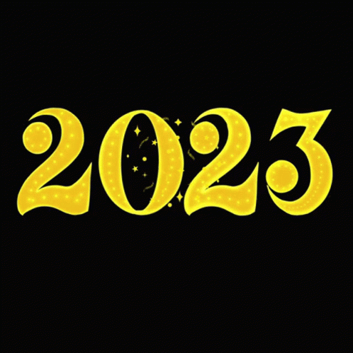 2023 Happy New Year GIF - 2023 Happy New Year 2023gold Confetti GIFs