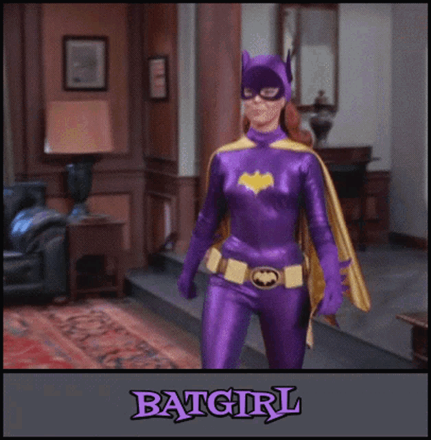 Batgirl Walking GIF