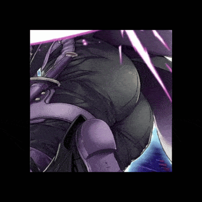 a close up of a person 's butt in a purple suit and purple shoes .