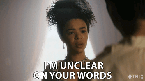 I'M Unclear On Your Words Young Queen Charlotte GIF - I'M Unclear On Your Words Young Queen Charlotte Queen Charlotte A Bridgerton Story GIFs